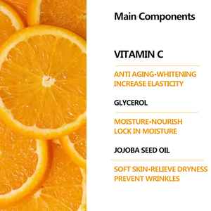 Krim Wajah pemutih Korea, krim wajah Vitamin C, Pelembab, bebas nutrisi, asam Hyaluronic, Krim nutrisi, krim wajah untuk noda hitam - Product Image 2