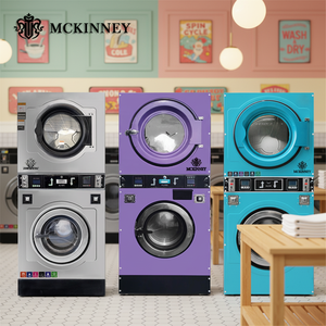 เครื่องซักผ้าและอบผ้า MCKINNEY 12 กก. สำหรับธุรกิจร้านซักรีด - Product Image 1