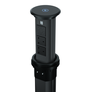 KNOSPE <span class=keywords><strong>Prise</strong></span> de courant intelligente multi-prises pour îlot de <span class=keywords><strong>cuisine</strong></span>, usage commercial, 2 prises USB - Product Image 3