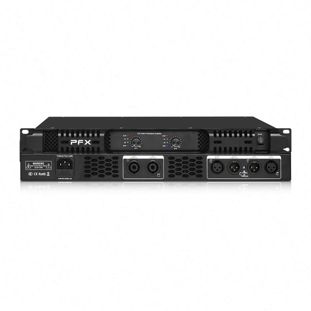 PFX Hot Sale 1U 2*1300W Digital Amplifier 2 Channel Class D KTV Party Conference Stereo Sound System Power Amplifier