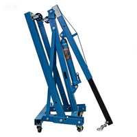 Grue pliante Jinyuanhanhai pour atelier de réparation automobile, grue hydraulique pour suspendre le moteur de voiture, grue de levage de moteur, outils hydrauliques 2 tonnes 1