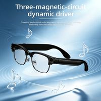 Nouvelles Lunettes Intelligentes IA 2026 avec Caméra 1080P 8MP, Traduction, Appel Bluetooth, Transfert Wi-Fi, Légères (43g), Commande Vocale, Chargement Type-C, Batterie 300mAh
