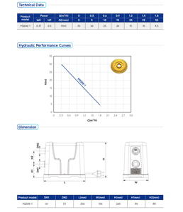 0,37 kW 0,5 HP Pompe à turbine vortex périphérique automatique <span class=keywords><strong>Booster</strong></span> intelligent pour l'eau propre - Product Image 4