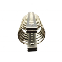 Isolateur de câble en acier inoxydable et aluminium pour compresseur de construction navale, protection contre les chocs énergétiques et les vibrations