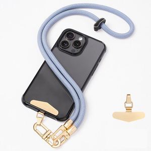 Colorful Short Braided <b>Polyester</b> Phone Wrist Strap Sturdy Hanging Portable Cell Phone Accessories with Hook Mobile Phone Rope - Product Image 2