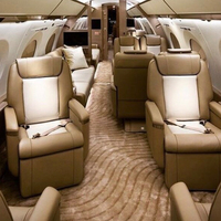 Tapis d'avion de luxe HJ de haute qualité, 80 % laine, ignifuge, tissé jacquard, avec dos antidérapant pour usage commercial