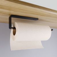 Porte-serviettes en aluminium brossé noir au design moderne et contemporain, chromé, à fixation murale, facile à nettoyer, garantie 3 ans, Homedec