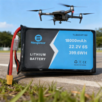 Paquete de Baterías de Estado Sólido Sinxpower 6S4P INR21700 22.2V 18000mah P45B, Tasa de Descarga 10C, 800 Ciclos, Garantía de 12 Meses para 7-10