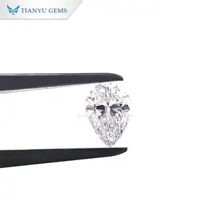 Bán Buôn Nhà Máy Giá Pear Cut Diamond 1.0ct F VS2 VG Trắng Loose Lab Tạo Kim Cương Với Giấy Chứng Nhận IGI