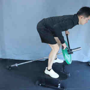 टॉपटन भारी-ड्यूटी टी-बार हाई प्लेटफॉर्म मल्टी-फंक्शन स्टैंड-डेडलिफ्ट, स्क्वाट, बैक पंक्ति और रोइंग असिस्टेंस - Product Image 6