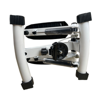 Équipement de fitness aérobie portable pour la maison, mini stepper, tapis de course avec bandes de résistance, matériau métallique
