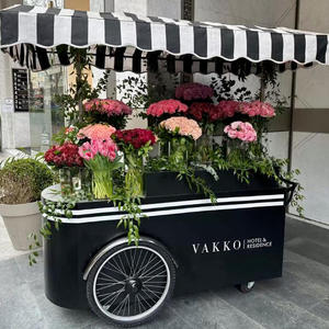 중국산 맞춤형 모던 메탈 및 아크릴 캔디 플라워 디스플레이 카트 (웨딩 장식 및 소품용) - Product Image 5