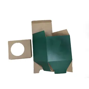 กล่องกระดาษลูกฟูกที่กำหนดเองสำหรับใส่เทียนหรือถ้วยบรรจุภัณฑ์แก้วกาแฟกันกระแทก