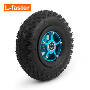 Rueda Neumática de Goma Todoterreno Eléctrica de 200x50mm y 8 Pulgadas para Piezas de <span class=keywords><strong>Longboard</strong></span>, Ruedas Personalizadas para Skateboard - Product Image 5