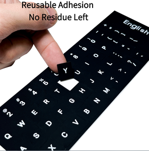 अनुकूलित कंप्यूटर लैपटॉप कीबोर्ड पत्र स्टिकर मैक, खिड़कियों, क्रोमबुक के लिए अरबी कोरियन फ्रेंच थाई भाषाओं में मैक, विंडोज़, क्रोमबुक के लिए - Product Image 4