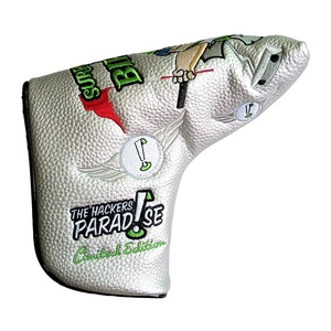 Funda Protectora para Cabeza de Putter de Golf de Cuero PU Personalizada, Accesorios de Golf, Funda Protectora OEM con Patrón Bordado, Fundas para Cabeza de Putter de Golf - Product Image 1