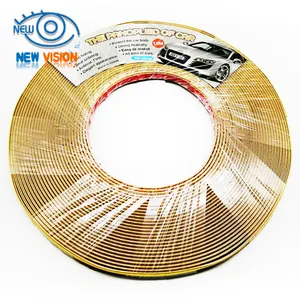 PVC-Materialien Chrom Golden Edging Strip Möbel Dekorative Edge Banding Trim Chrom Strips Zum Verkauf Gold Edge banding
