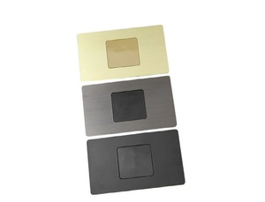 Cartes de visite en métal Nfc personnalisées haut de gamme carte de visite avec code Qr Nfc 4K carte de visite en métal Nfc or - Product Image 6