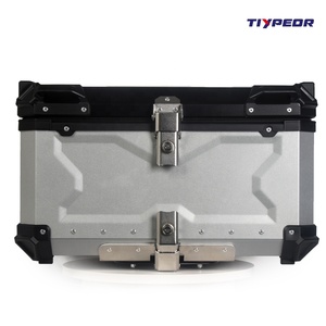 Caixa de Capacete de Motocicleta TIYPEOR <span class=keywords><strong>80L</strong></span> em Liga de Alumínio, Suporte de Instalação de Bagagem, Retrofit/Upgrade, À Prova de Umidade, Alta Capacidade - Product Image 4