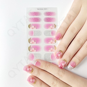 Fabrik preis Kunden spezifisches Design OEM/ODM Gel Shinn ing Polish Nagel aufkleber