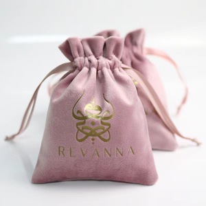 Phổ Biến Sang Trọng Siêu Mềm Nhung Màu Hồng <span class=keywords><strong>Pouch</strong></span> Cho Mỹ Phẩm Dây Kéo Nhung Bụi Túi Mỹ Phẩm Nhung Jewlery <span class=keywords><strong>Pouch</strong></span> - Product Image 2