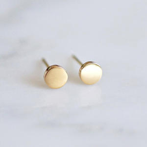 Boucles d'oreilles en acier inoxydable pour femmes, version coréenne, tendance, design géométrique simple, accessoires à la mode - Product Image 4