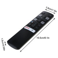 Control Remoto Universal Inteligente con Voz HUAYU RC802V FUR7 para Televisores Android con Pantalla LCD LED, Compatible con Todos los Televisores TCL