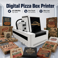Imprimante numérique haute vitesse à passage unique pour l'impression de logos sur boîtes en papier, boîtes à pizza et sacs en papier, imprimante d'emballage de bureau
