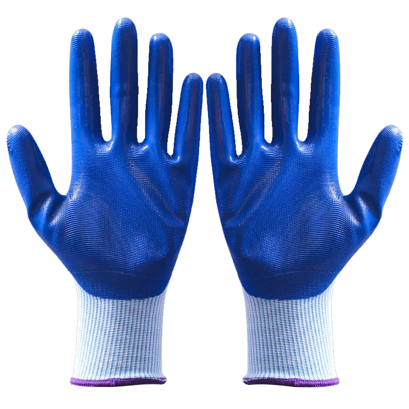 Cheap Price Comfortable Breathable Nitrile Coated Work Gloves work gloves safety construction