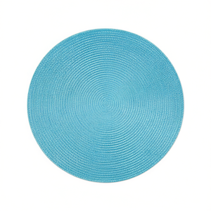 Set di 6 tovagliette rotonde Excelsa 36x36 cm in plastica blu - Product Image 2