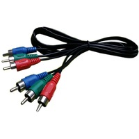 Câble AV 3RCA mâle-mâle 3 broches, câble vidéo composant, câble DVD pour connexion à la télévision.