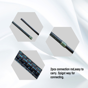 คันเบ็ดตกปลาคาร์บอน Weihai Factory ขนาด 1.8-1.98 เมตร น้ำหนักเหยื่อ 30-80 กรัม สำหรับตกปลาในน้ำจืด ปลาคาร์พ ปลาเทราต์ แบบเบา-ปานกลา<span class=keywords><strong>ง</strong></span> พร้อมชุดเหยื่อปลอม 2 ชิ้น - Product Image 5