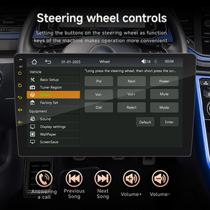 เครื่องเล่นมัลติมีเดียในรถยนต์ระบบ Carplay ขนาด 9 นิ้ว คุณภาพเยี่ยม พร้อมระบบนำทาง GPS แบบ 2Din ระบบแอนดรอยด์ - Product Image 4