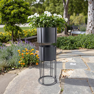 Support pour pot de fleurs en <span class=keywords><strong>fer</strong></span> <span class=keywords><strong>forgé</strong></span>, support en métal bon marché pour décoration de la maison, vente en gros, - Product Image 5