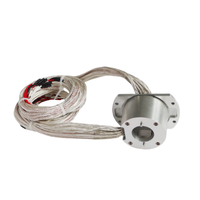 Anneau de contact de type barillet, série d'anneaux de contact à arbre creux avec ouverture de 34 mm et 11 circuits