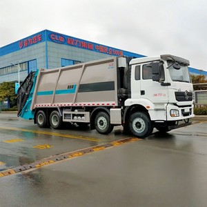Camion compacteur de déchets diesel lourd Shacman 8x4 30 tonnes à vendre - Product Image 3