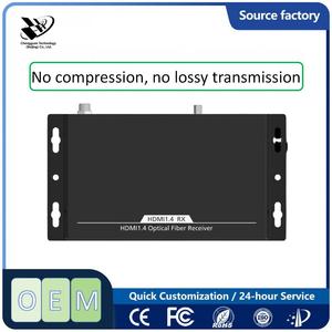 CGT 4K per Estensore di Fibra Ottica 100M <span class=keywords><strong>Ethernet</strong></span> 20KM Trasmissione a Lunga Distanza Non Compressa Ricetrasmettitore in Fibra Ottica con Alloggiamento in Metallo per Esterni - Product Image 4