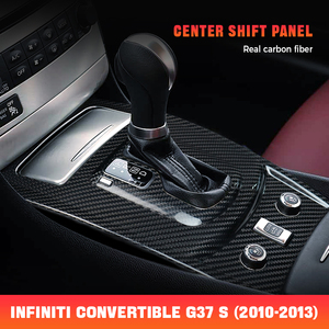 สำหรับ G37 G37 S 2010-2013 ชุดแต่งคาร์บอนไฟเบอร์ แผงคอนโซลกลาง ชุดแต่งคาร์บอนไฟเบอร์ ชุดแต่งแผงหน้าปัด - Product Image 2