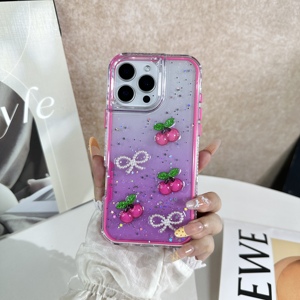 Funda de Teléfono 3 en 1 a Prueba de Golpes con Diseño de Moda, Brillo Epoxi y Accesorios Lindos para OPPO Realme C85 FIND X9 PRO FIND X9 PRO - Product Image 3