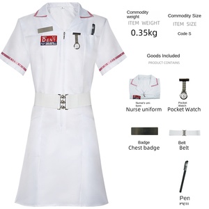 Costume de cosplay Dark Knight, costume de <span class=keywords><strong>Joker</strong></span> infirmière pour Halloween, <span class=keywords><strong>tenue</strong></span> de scène pour cosplay - Product Image 5