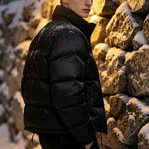 เสื้อแจ็คเก็ตขนเป็ดแบบหนาสำหรับฤดูหนาว ยี่ห้อ Manufacturer Trend Cut รุ่น Winter Warm Padded Puffy Outerwear Unisex สำหรับทั้งชายและหญิง รุ่น North - Product Image 3
