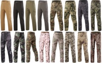 Pantalon tactique d'extérieur ESDY pour homme, pantalon de chasse softshell camouflage, coupe-vent en peau de requin, polaire d'hiver, pantalon d'entraînement, randonnée