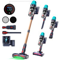 Aspirateur sans fil portatif haute efficacité Eu Stocks 650W 55kpa avec batterie amovible offrant jusqu'à 55 minutes d'autonomie