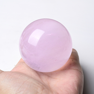 Esfera <span class=keywords><strong>de</strong></span> <span class=keywords><strong>Cristal</strong></span> <span class=keywords><strong>Rosa</strong></span> Premium para Curación Espiritual y Regalos - Product Image 1