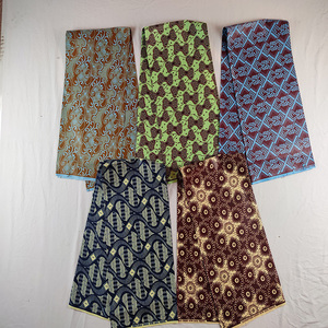 Nouveautés : Tissu Wax Hollandais 100 % Coton, Véritable <span class=keywords><strong>Cire</strong></span> d'Ankara Personnalisée - Product Image 2