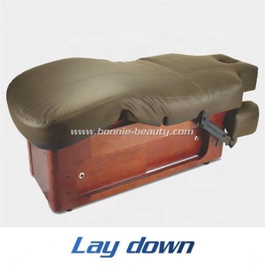 Mesa de Masaje Moderna de Lujo para Hotel con Gabinete de Almacenamiento y Cojín Grueso de Cuero PU - Product Image 4