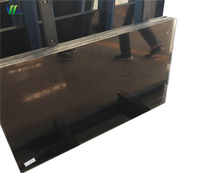 Usine personnalisée 5-15mm miroir en verre à sens unique plaque réfléchissante en verre pour balcon Villa bureau