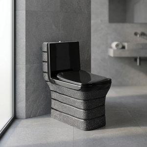 WC monobloc en céramique personnalisé de style américain, fabriqué en Chine par Vistaar, en porcelaine vitrifiée décorative - Product Image 3