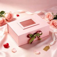 Scatola Regalo Rigida con Chiusura Magnetica Personalizzata, Confezione di Lusso in Cartone Riutilizzabile con Stampa Logo