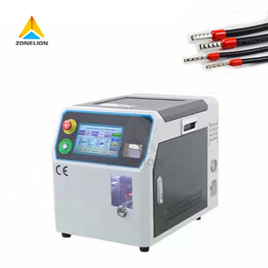 Machine à sertir les bornes à virole ronde lâche 0.3-16mm2 avec fonctions de torsion et de décapage Modèle ZL-D 40kg - Product Image 1